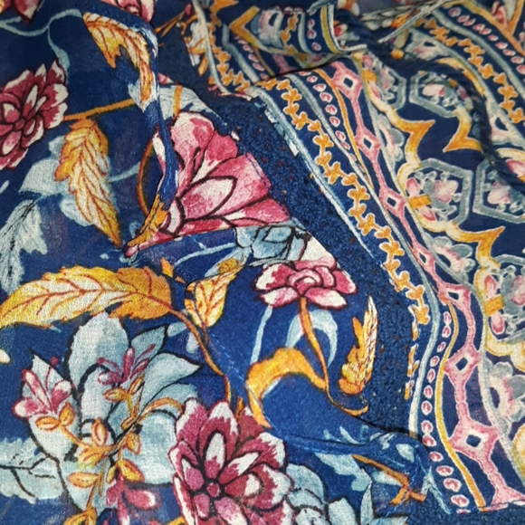 New VINTAGE X AMERICA plus Size LS Flowy Peasant - Picture 13 of 13